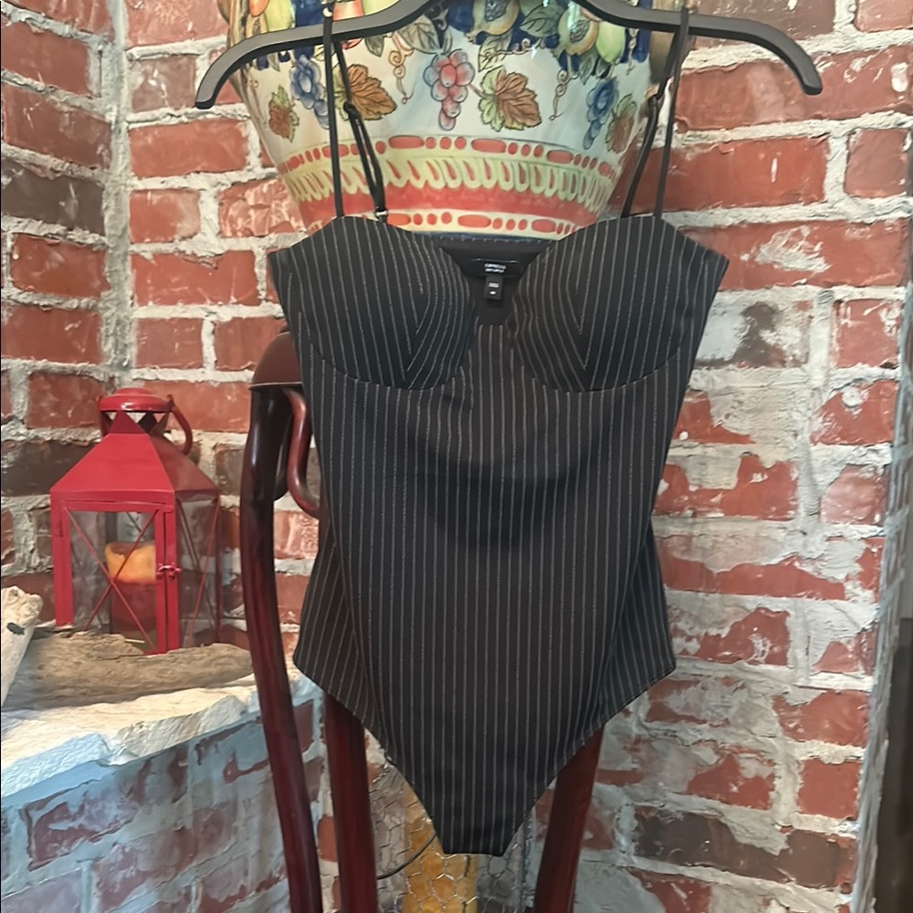 New without tags Striped Express bodysuit